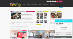 Desktop Screenshot of hotel-lepacifique-riom.com